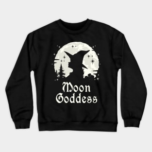 Wicca Witchcraft Moon Goddess Crewneck Sweatshirt